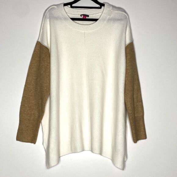 New Vince Camuto Color Block Sweater Women's Size 1X - Picture 1 of 6